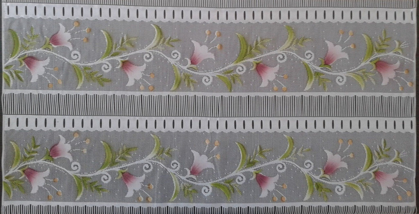 Rideau voilage coloré motif Clochettes