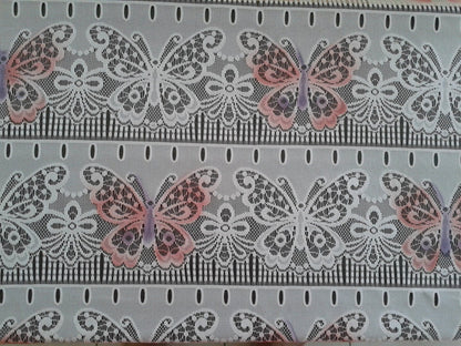 Rideau voilage coloré motif Stella (Zoom)