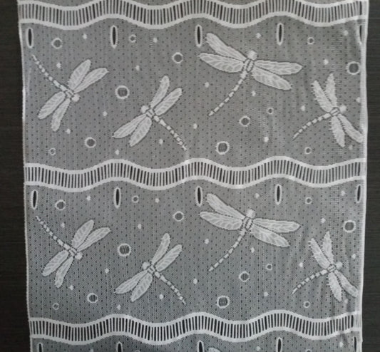 Tenda modulare bianca larga 45 cm con motivo Libella