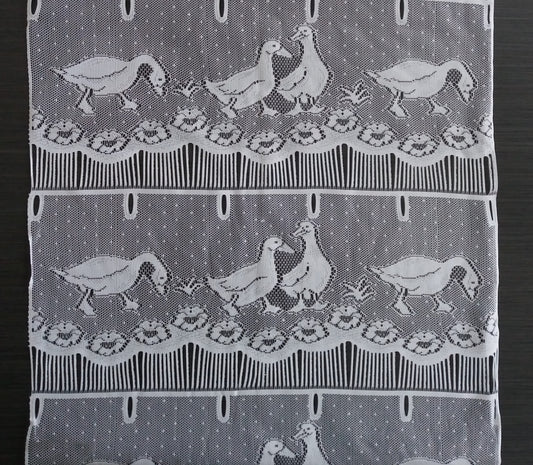 Tenda modulare bianca di 45 cm di larghezza con motivo Lison