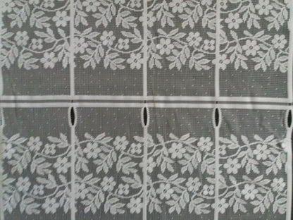 Tenda modulare bianca, larghezza 45 cm, motivo Melody