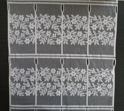 Tenda modulare bianca, larghezza 45 cm, motivo Melody