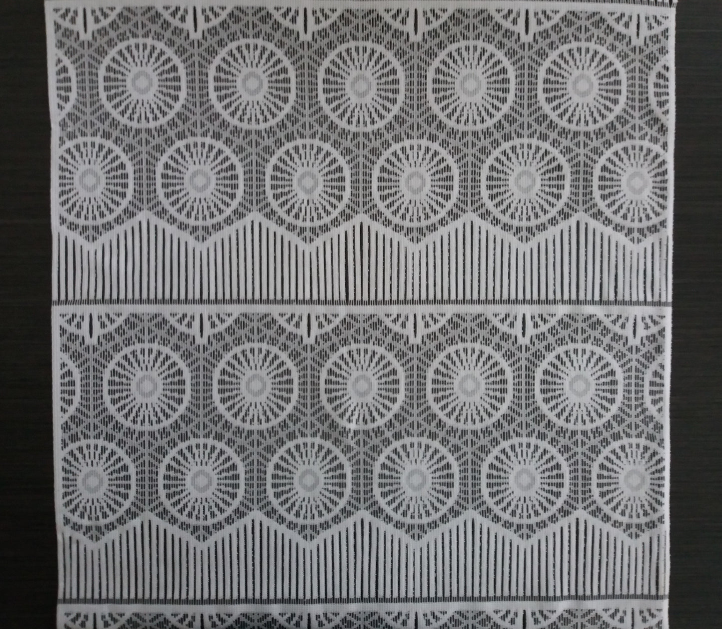 Tenda modulare bianca larga 45 cm con motivo Rondine