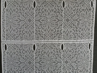 Tenda modulare bianca larga 45 cm con motivo Valou