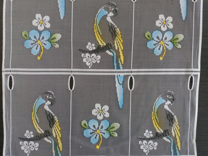 Tenda colorata modulare, larghezza 45 cm, motivo Lydie, blu