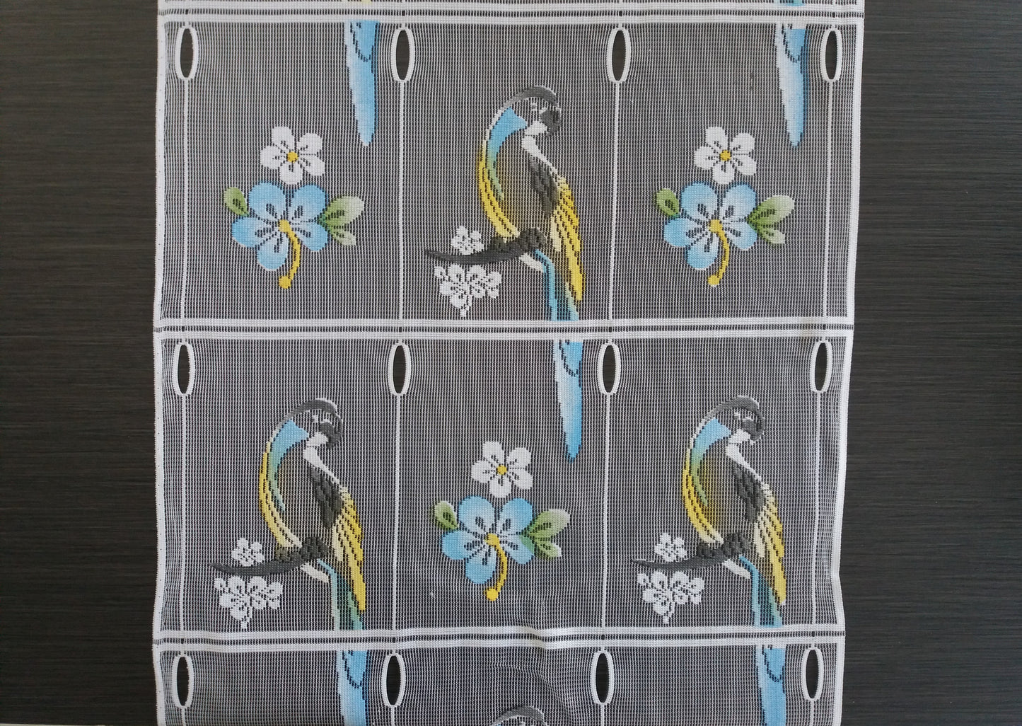 Tenda colorata modulare, larghezza 45 cm, motivo Lydie, blu