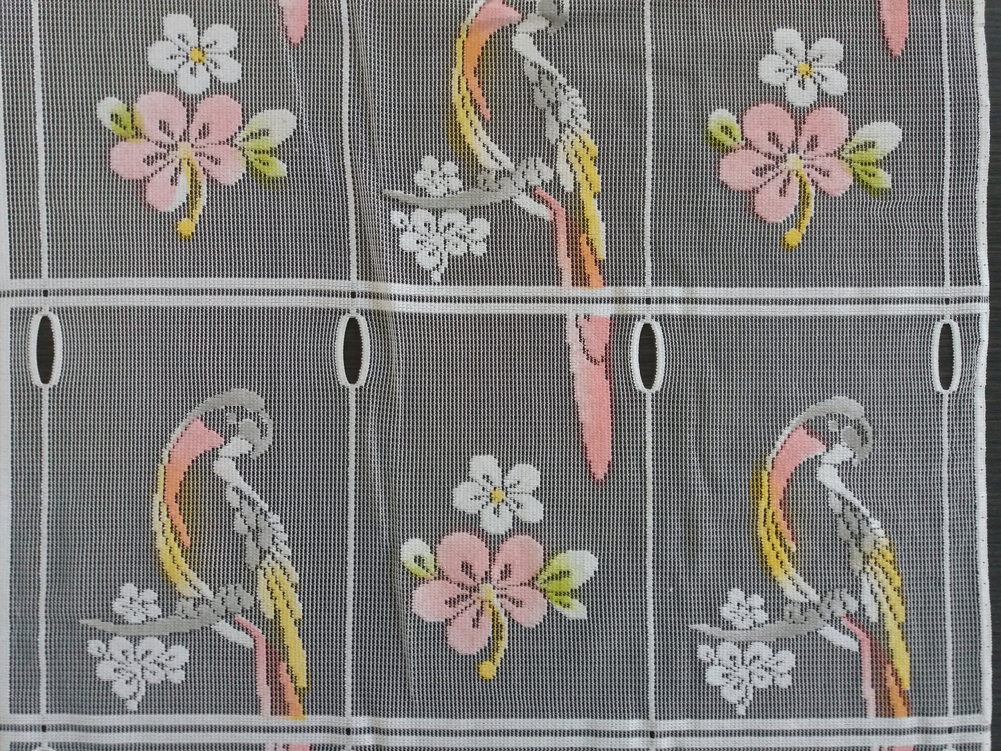 Tenda modulare colorata larga 45 cm con motivo Lydie rosa