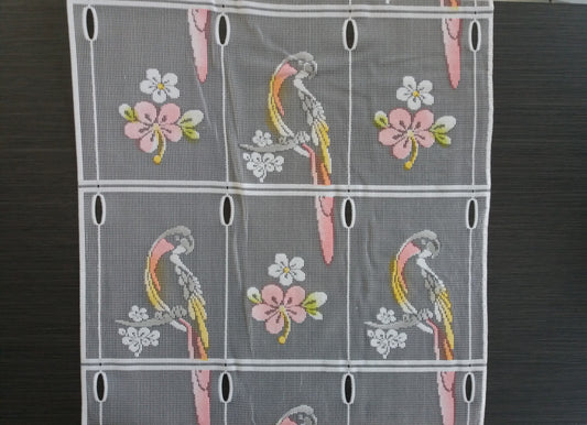 Tenda modulare colorata larga 45 cm con motivo Lydie rosa