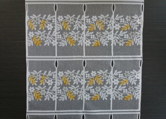 Tenda colorata modulare larga 45 cm con motivo Melody arancione