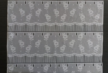 Tenda modulare bianca, larghezza 60 cm, motivo Floralis