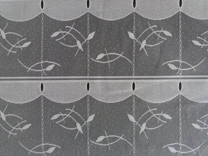 Tenda modulare bianca di 60 cm di larghezza con motivo a canne