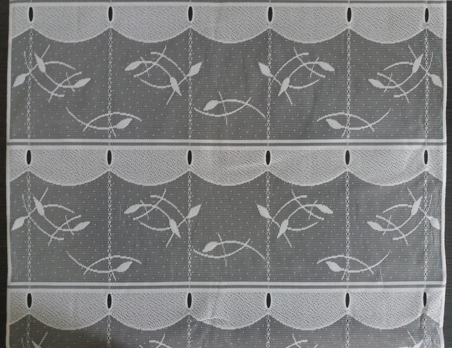 Tenda modulare bianca di 60 cm di larghezza con motivo a canne