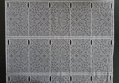 Tenda modulare bianca larga 60 cm con motivo Valou