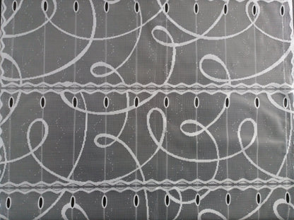 Schermo curvo bianco per la privacy (Zoom)