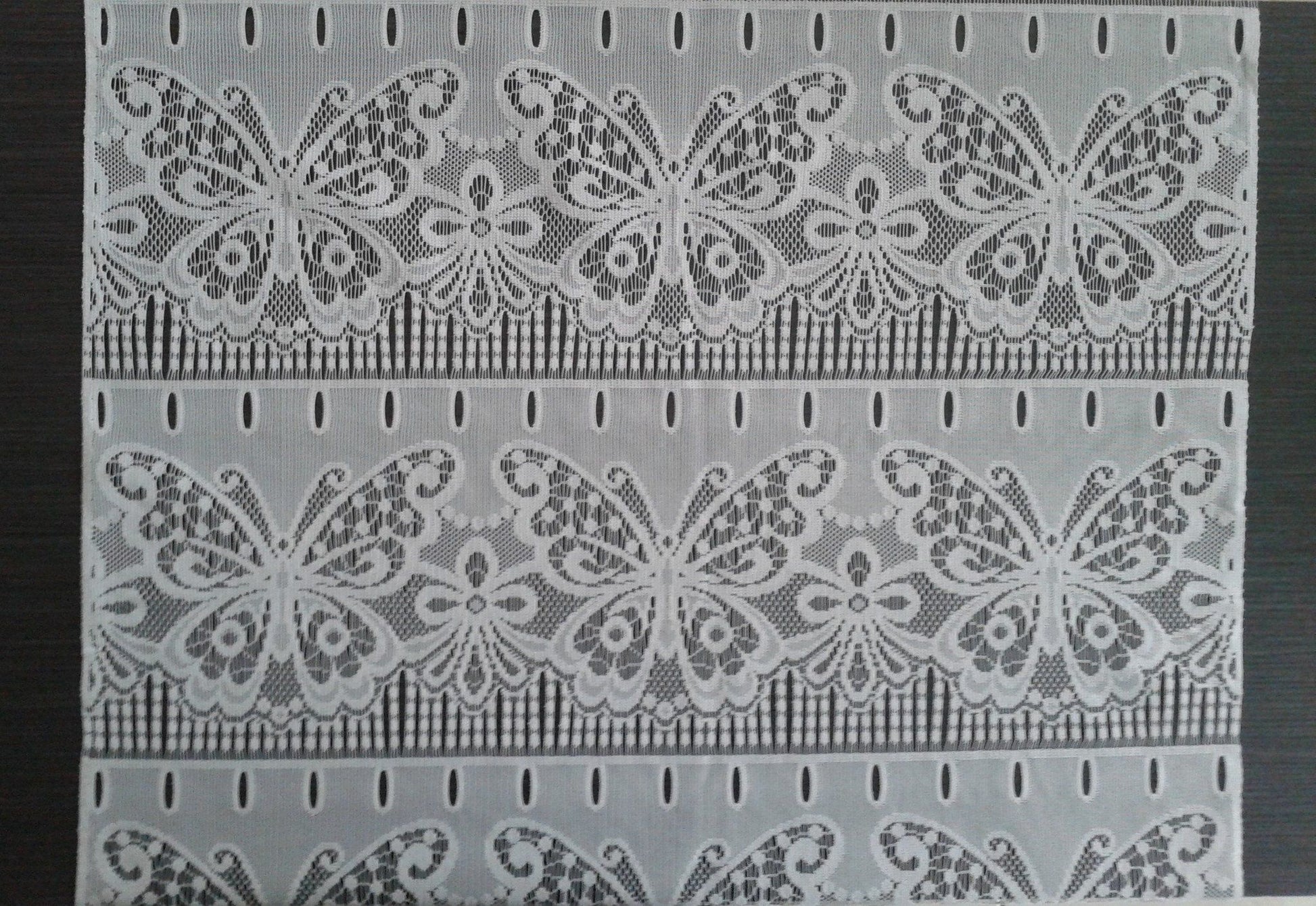 Tenda privacy bianca con motivo Stella