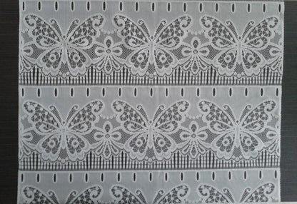 Tenda privacy bianca con motivo Stella