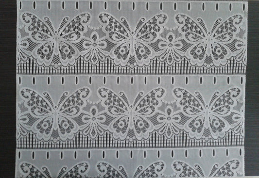 Tenda privacy bianca con motivo Stella