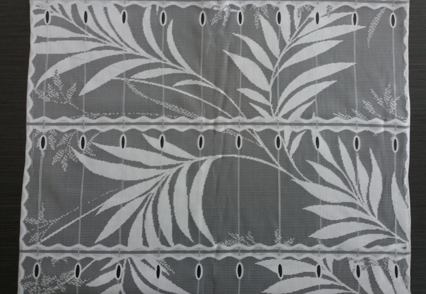 Tenda schermata bianca con motivo Bambù