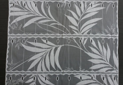 Tenda schermata bianca con motivo Bambù