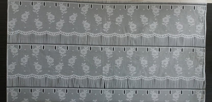 Tenda modulare bianca larga 90 cm con motivo Floralis