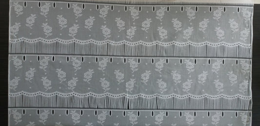 Tenda modulare bianca larga 90 cm con motivo Floralis