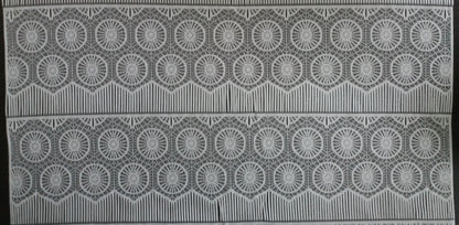 Tenda modulare bianca di 90 cm di larghezza con motivo Rondine