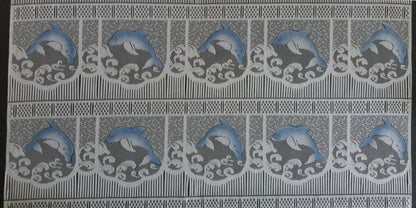 Tenda colorata modulare larga 90 cm con motivo Flipper