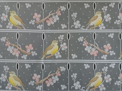 Tenda colorata modulare di 90 cm di larghezza con motivo Mesange