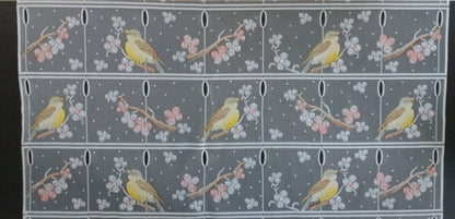 Tenda colorata modulare di 90 cm di larghezza con motivo Mesange