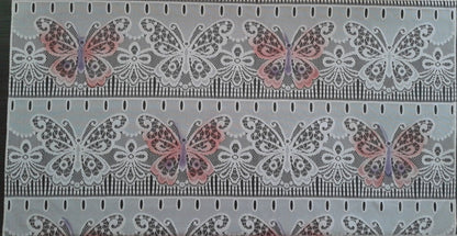 Tenda velata colorata con motivo Stella